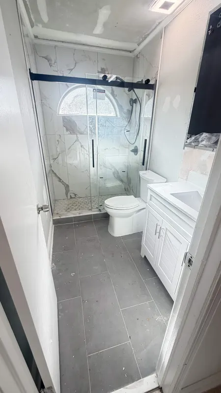 Bathroom View by KR Flooring